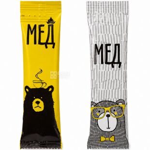 Мед натуральный цветочный в стиках, 30 шт. х 15 г