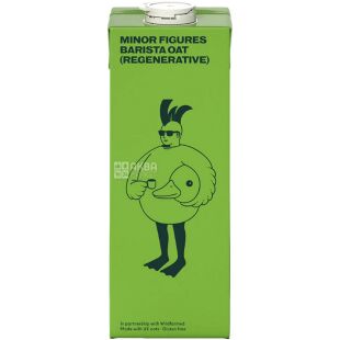 Minor Figures Regenerative Barista, 1 л, Вівсяний напій для бариста, Мінор Фігерс Регенерейтів Бариста