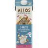 Allos 3 Nuss Macadamia Mandel Haselnuss, 1 л, Напій рослинний з 3-х видів горіхів, органічний, Аллос