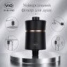 ViO SF-M7-PRO, Фільтр для душу універсальний, чорний матовий, металевий