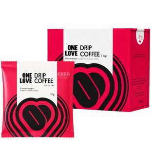 One Love, 7 шт. х 12 г, Кофе в дрипах без кофеина, Ван Лав