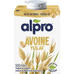 Alpro Avoine Yulaf, 500 мл, Овсяное молоко с кальцием Алпро Авуан Юлаф