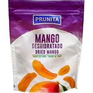 Prunita Mango, 90 г, Манго сушене без цукру, Пруніта