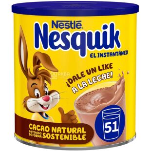 Nesquik, 700 г, Какао розчинне з вітамінами та мінералами, Несквік, ж/б