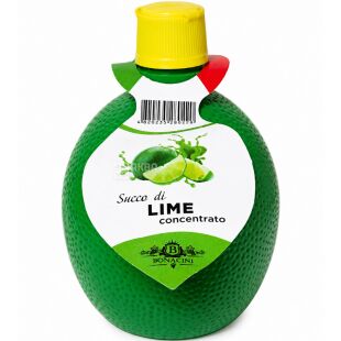 Bonacini Lime Concentrato, 200 мл, Концентрированный сок лайма, Боначини