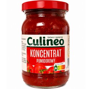 Culineo Koncentrat Pomidorowy, 190 г, Томатная паста концентрированная, Кулинео, стекло