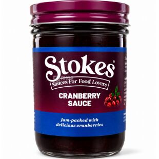Stokes Cranberry Sauce, 260 г, Клюквенный соус, Стоукс, стекло