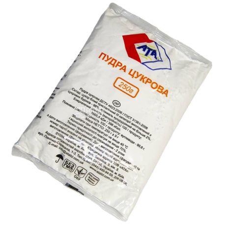 ATA, 250 g, powdered sugar