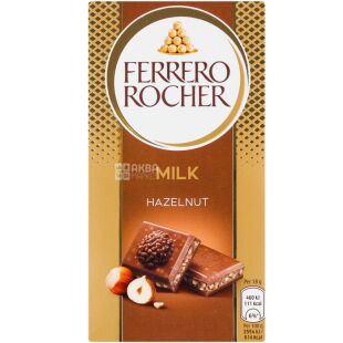 Ferrero Rocher, 90 г, Ферреро Роше, Шоколад молочный с лесным орехом