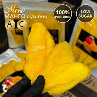Misso, 500 г, Манго сушений XXL з низьким вмістом цукру, Міссо