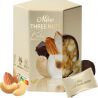 Misso Three Nuts Bites, 180 г, Цукерки Три горіхи в чорному шоколаді, без цукру, Міссо