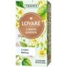Lovare Tisanes Linden Garden, 24 шт. х 1,5 г, Трав'яний чай з фруктами та плодами, Ловаре Липовий сад