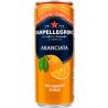 San Pellegrino Aranciata, 0,33 л, Напиток газированный сокосодержащий Апельсин Сан Пелегрино, ж/б