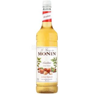 Monin Hazelnut, 1 л, Сироп для напоїв Лісовий горіх, Монін, скло