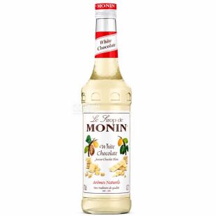 Monin White Chocolate, 700 мл, Сироп для напоїв Білий шоколад, Монін, скло