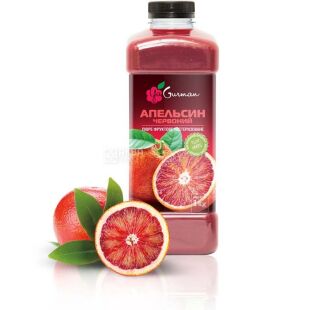 YaGurman, 1 кг, Пюре фруктове Апельсин червоний, пастеризоване, ЯГурман