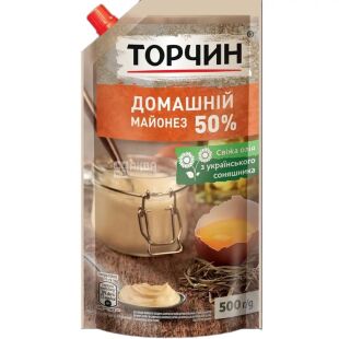 Торчин, Майонез Домашний 50%,  500 г