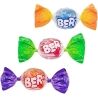 Roshen Beri, 1 кг, Цукерки карамельні з жувальною ягідною начинкою, Рошен 