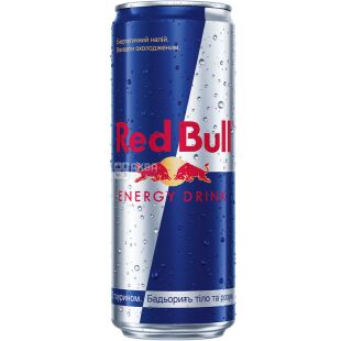 Red Bull, 0,47 л, Напиток энергетический, безалкогольный, газированный