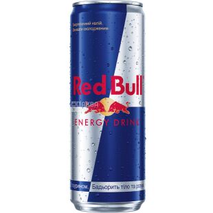 Red Bull, 0,355 л, Напиток энергетический, безалкогольный, газированный
