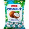 Roshen Coconut, 1 кг, Цукерки карамельні зі смаком кокоса, Рошен 