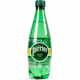 Perrier, 0,5 л, Пер'є, Вода мінеральна газована, ПЕТ