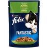 Felix, 85 г, Корм для котів, Шматочки кролика в желе, вологий, Фелікс