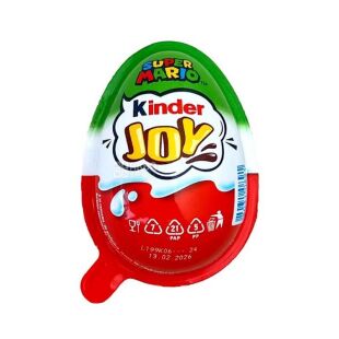 Kinder Joy, 20 г, Шоколадное яйцо с сюрпризом Киндер Джой, в ассортименте