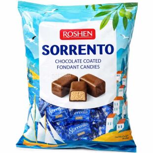 Roshen Sorrento, 1 кг, Конфеты глазированные с кремовой начинкой Сорренто, Рошен