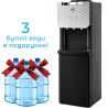 ViO X77-FEC, Кулер для воды с электронным охлаждением, верхней загрузкой бутыли и шкафчиком, черный