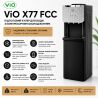 ViO X77-FCC, Кулер для воды с компрессорным охлаждением, верхней загрузкой бутыли и шкафчиком, черный