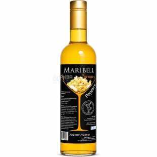 Maribell Popcorn, 700 мл, Сироп Попкорн, Марібелл, скло