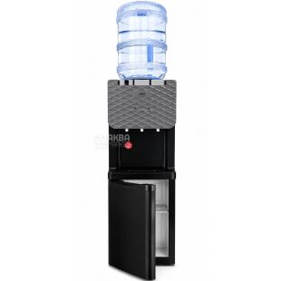 ViO X77-FCC, Кулер для воды с компрессорным охлаждением, верхней загрузкой бутыли и шкафчиком, черный