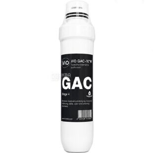 ViO GAC-10TW Post-Carbon Block Filter, 1 шт., Сменный постугольный фильтр для пурифайера ViO P172 и питьевого фонтана