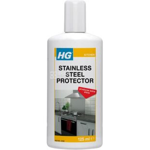 HG STAINLESS STEEL PROTECTOR, 125 мл, Засіб для блиску нержавіючої сталі