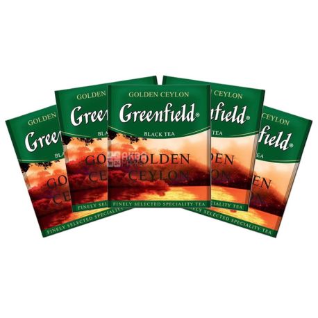 Greenfield, Golden Ceylon, 100 пак., Чай Гринфилд, Голден Цейлон, черный, HoReCa