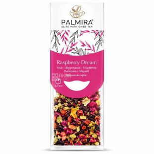 PALMIRA Raspberry Dream, 10 шт. х 2.4 г, Чай фруктовий Малинова мрія, Палміра