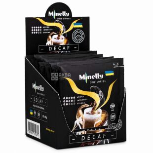 Minelly Colombia Decaf, 10 шт. х 10 г, Дріп-кава без кофеїну Колумбія, арабіка, Мінеллі