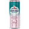 Borjomi Aromati, 0.33 л, Вода минеральная сильногазированная со вкусом Вишни и граната, Боржоми Аромати, ж/б