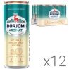 Borjomi Aromati, Упаковка 12 шт. х 0.33 л, Вода минеральная сильногазированная со вкусом Цитрусовых и имбиря, Боржоми Аромати, ж