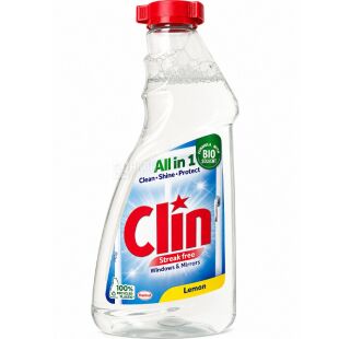 Clin Citrus, 500 мл, Засіб для миття вікон і скла, запаска