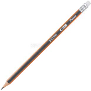 Maped, Black Peps, Карандаш графитовый HB, с ластиком