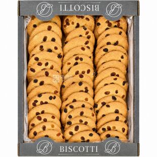 Biscotti, 1.3 кг, Біскотті, Печиво Американське з родзинками