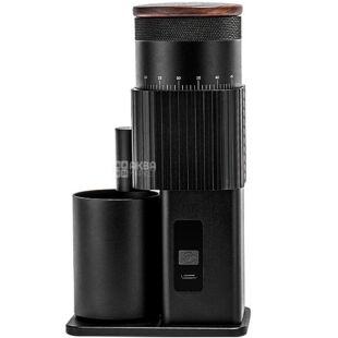 ViO BZ02, Електрична портативна кавомолка з конічними жорнами, USB Type-C, чорна
