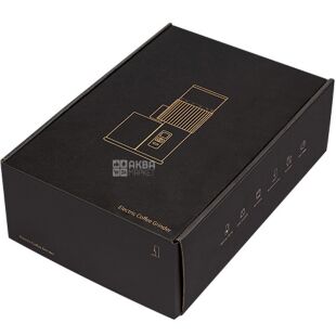 ViO BZ02, Електрична портативна кавомолка з конічними жорнами, USB Type-C, чорна