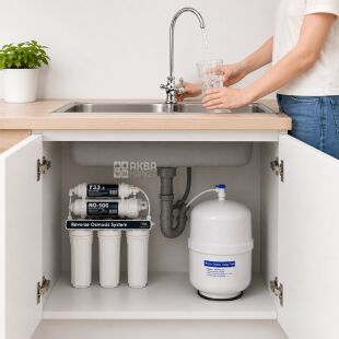 ViO HT-A1-75G, Under-sink reverse osmosis system with storage tank and faucet