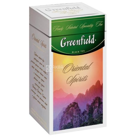 Greenfield, Oriental Spirits, 125 г, Чай Гринфилд, Ориентал Спиритс, черный, ж/б
