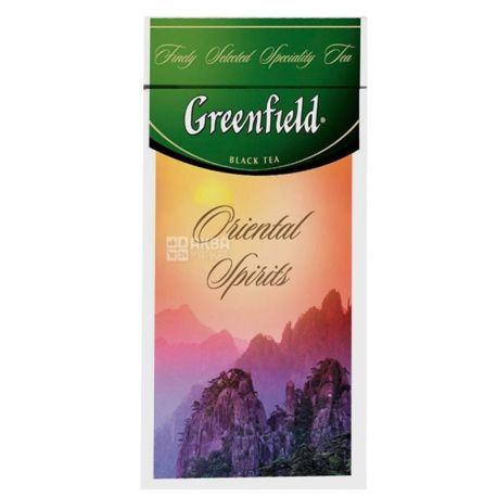 Greenfield, Oriental Spirits, 125 г, Чай Грінфілд, Орієнтал Спірітс, чорний, ж / б