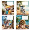 Школярик Cool vacation, 1 шт., Тетрадь в клеточку, 12 л., в ассортименте