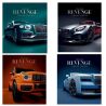 Школярик Exclusive cars, 1 шт., Тетрадь в клеточку, 48 листов, в ассортименте
